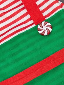 圣诞红二合一万圣节上衣 - 紅色 - 查看 5