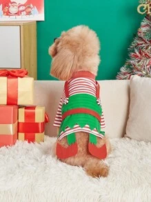 圣诞红二合一万圣节上衣 - 紅色 - 查看 2