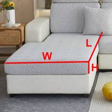 現代淺灰色沙發套 - 淺灰色 - 查看 5