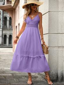 Women Dresses - Purple - View 1