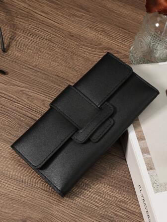 SOUTHLAND&KANGAROO 复古折叠女士时尚现代商务超薄便携多功能大容量信用卡拉链身份证现金存储商务休闲完美学校大学工作商务通勤教师节返校假期办公室周年生日礼物女士白领大学生包学校用品宿舍和返校女士钱包钱包长钱包