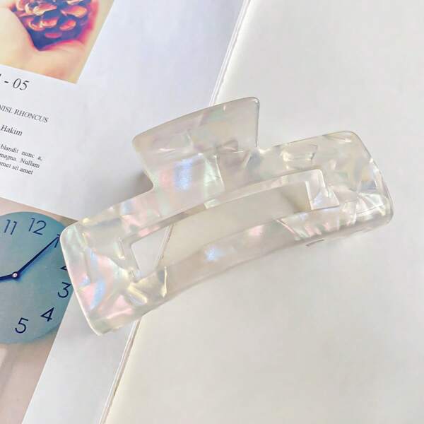 1pc Colorful Mermaid Princess Hair Claw Clip Casual