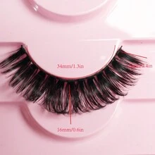 10pairs 3d Russian Style Curly False Eyelashes, Thick Long Eye Makeup Lashes - Fluffy Lashes - View 4