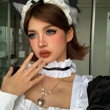 2pcs Mixed-Blue Personalized Colored Contact Lenses With Big Diameter, Yearly Disposable For Party And Daily Use - People and Santolan - View 4