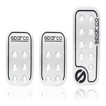 Cubrepedales Sparco Para Automovil Estandar Aluminio Pedales - Plateado - Ver 1