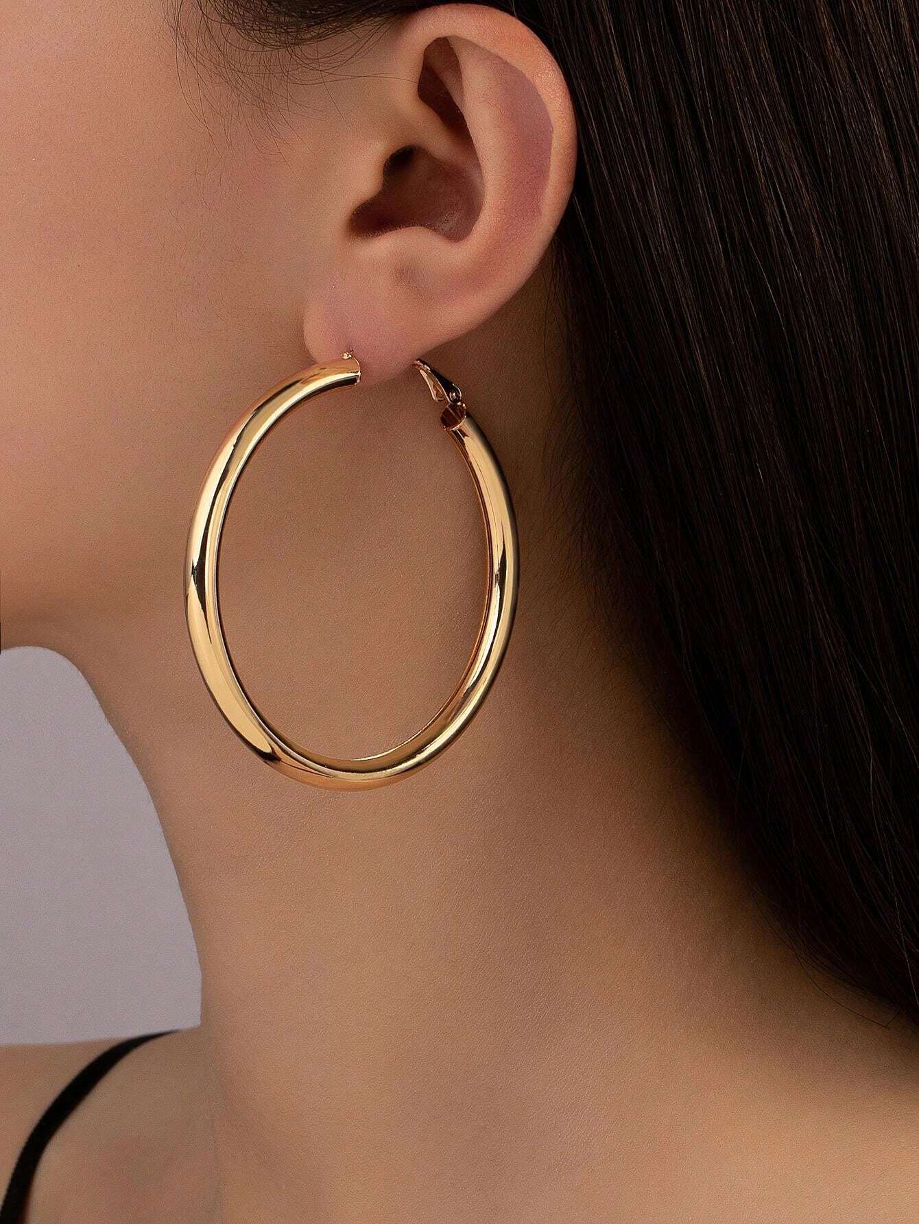 Minimalist Hoop Earrings | SHEIN UK