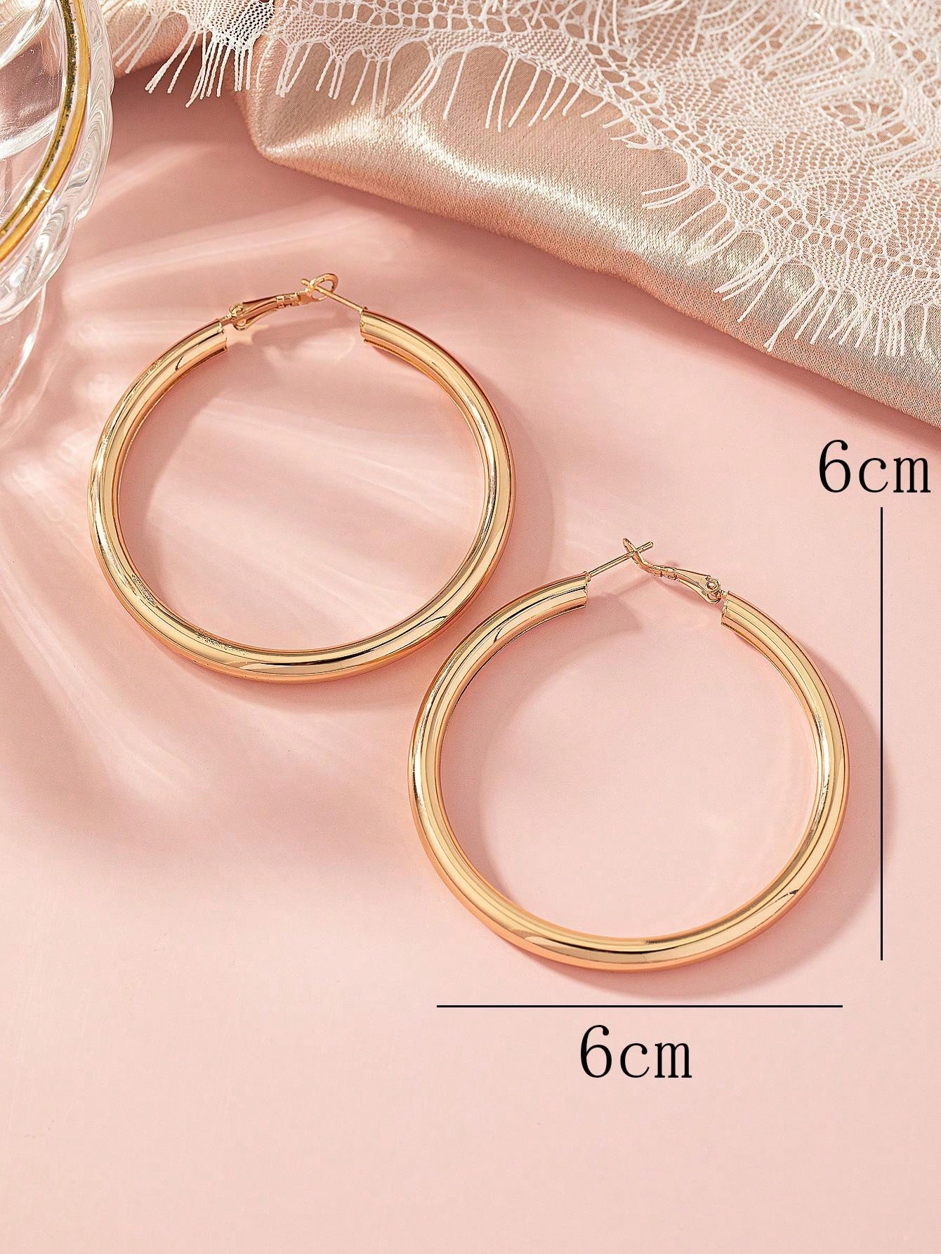 Minimalist Hoop Earrings SHEIN USA