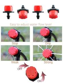 500 Pieces Of Little Red Riding Hood Irrigation Drippers, Suitable For Irrigation Operations In Gardens, Vegetable Fields, Orchards And Woods - Red - View 6