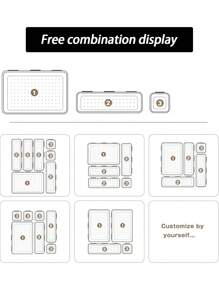 1 Set Mit 8 Teilen, Werkzeugkasten-organizer, Tablett-trennwand-set, Schreibtisch-schubladen-organizer, Garagenorganisation Und Aufbewahrung, Werkzeugkasten-zubehör Für Rollwerkzeug, Truhe, Wagen, Schrank, Werkbank, Kleinteile, Hardware