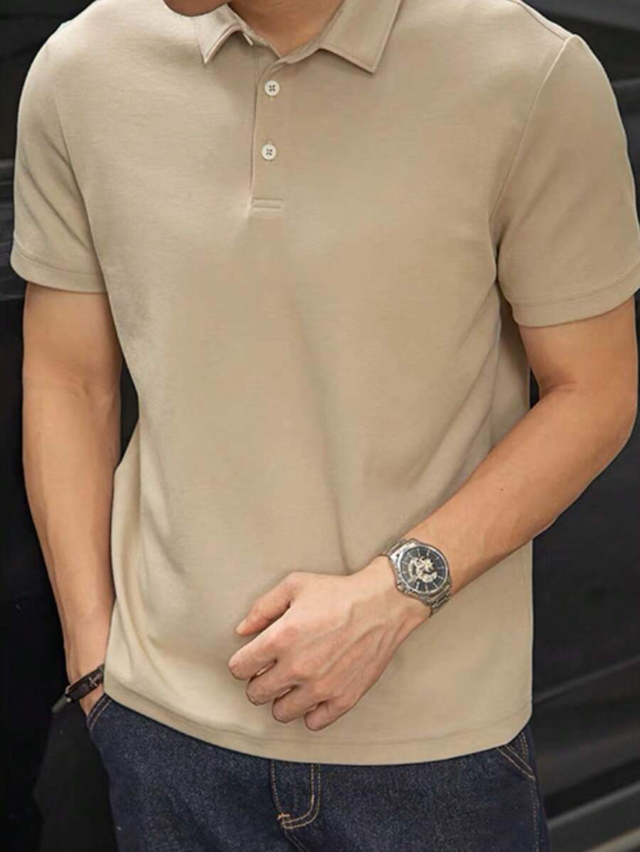 Men Polo Shirts - Lạc đà - Xem 1