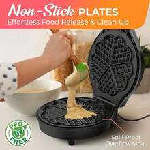 Tostadora Para Sándwiches,Sandwichera Tostadora, Mini Waflera, Waflera Para Waffles Individuales Paninis Hash Brown Desayuno, Almuerzo O Bocadillos Waffle Maker - Negro - Ver 2