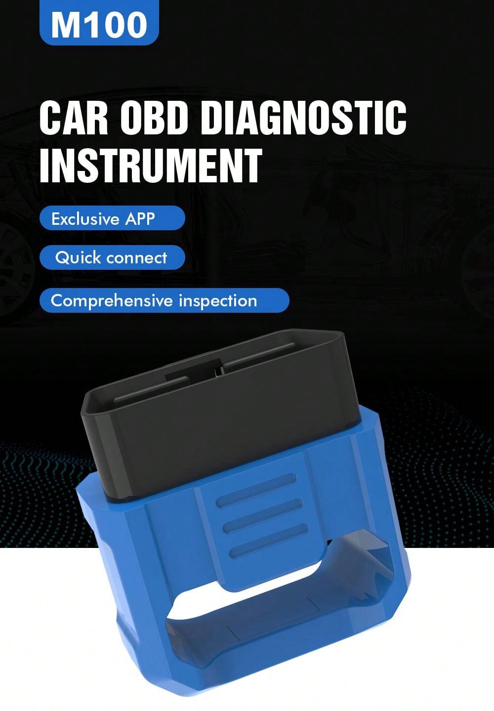 Car OBD Diagnosis Tool Fault Diagnosis Scanner Code Reader Car Detector Engine System Diagnosis
