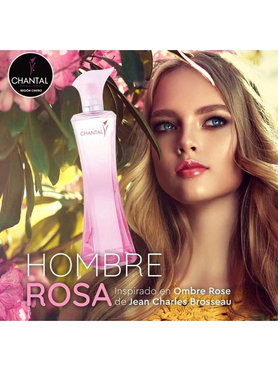 Perfume Chantal Hombre Rosa Inspiración autentica Fragancia Hombre rosa Dama - Rosa - Ver 1