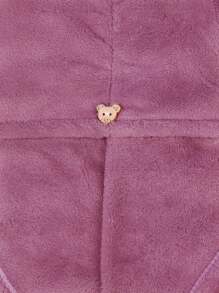 1 chiếc khăn tắm cho nữ, mũ tắm cho phụ nữ, mũ trùm đầu khô, nhanh khô, mềm mại cho khăn xếp đầu cho phụ nữ trang trí phòng tắm tại nhà trở lại trường - Màu tím - Xem 11