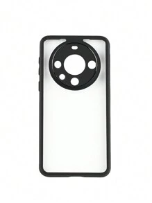 1入組簡約透明鏡頭全包防摔手機殼,適用於華為mate 60/mate 60 Pro - 無色 - 查看 1