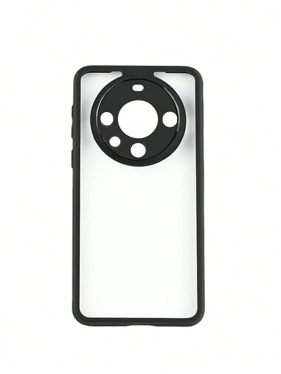 1入組簡約透明鏡頭全包防摔手機殼,適用於華為mate 60/mate 60 Pro - 無色 - 查看 1