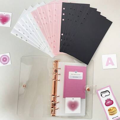 A6 リングノート用仕切りポケット5個セット