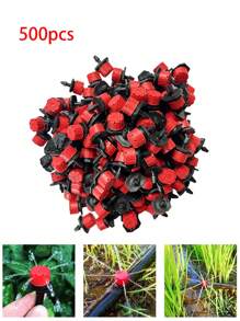 500 Pieces Of Little Red Riding Hood Irrigation Drippers, Suitable For Irrigation Operations In Gardens, Vegetable Fields, Orchards And Woods - Red - View 1