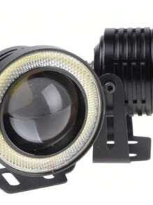 2faros Led Ojo De Ángel Niebla 3/3.5 Pulgadas Auto Universal - Blanco - Ver 5