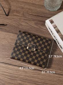 Fashion Coin Pocket Small Bifold Slim Women Wallet MiniThin Lightweight Multi Layer Portable ID Card Credit Card Minimalist Fashion Modern Business For Anniversary For Birthday Gift For Girls For Lady For Female Bag School Supplies For School Dorm Room & Back To School Business Casual For Women Wallet Purse Wallet Small Wallet - Coffee Brown - View 6