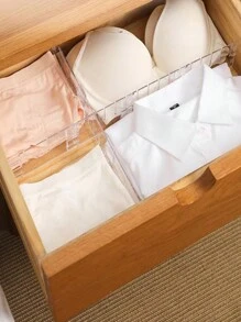 1 Set Drawer Dividers Organizers Adjustable Drawer Separators For Socks Underwear Makeup Clothing Kitchen Storage For Women Storage Organizer Travel Essentials Father Gift Back To School