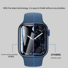 3 Stück weicher Bildschirmschutzfilm kompatibel mit Apple Watch Series 10 38mm 40mm 41mm 42mm 44mm 45mm 46mm 49mm, hochschutzfähig kompatibel mit Apple Watch 3 4 5 6 7 8 SE Ultra 1/2