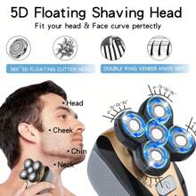 Máy chải lông dành cho nam Máy cạo râu điện - Đồng - Xem 4