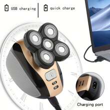 Máy chải lông dành cho nam Máy cạo râu điện - Đồng - Xem 6