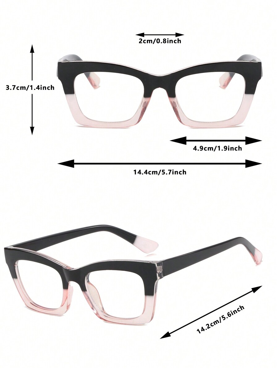 2023 New European And American Fashion Square Eyeglass Frame For