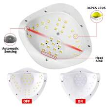 SUN X5 Plus UV LED 美甲灯，LED 美甲灯，UV 灯，适用于固化所有凝胶指甲油，专业凝胶美甲灯，带自动感应器 - 白色 - 查看 5