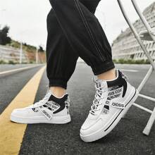 Zapatillas Chinas Blancas Para Hombre - Negro - Ver 5