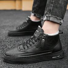 新款時尚男士休閒/正式鞋 - 黑色 - 查看 3