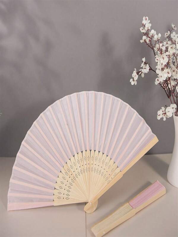 10/5/2pcs & 1pc Wedding Party Oil Paper Parasol Folding Fan