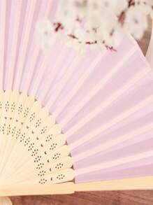 10/5/2pcs & 1pc Wedding Party Oil Paper Parasol Folding Fan