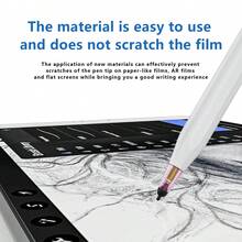 4pcs Transparent Screw-Type Replacement Pen Nib - Small Rounded Head And Pencil Head Compatible With Apple Pencil 1/2 - Transparent + White + Transparent Pink + Transparent Blue - View 6