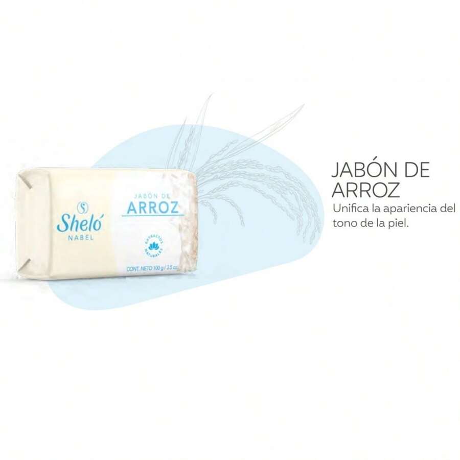 Jabón de arroz Sheló 100g - Blanco - Ver 1