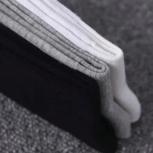 2 đôi Nam Tim Mô hình Cắt thấp Vớ - trắng - Xem 5