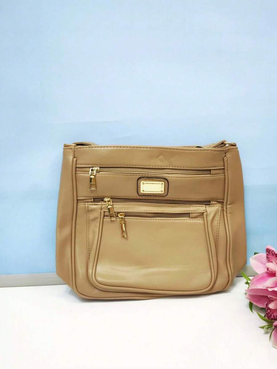 Women Crossbody - 杏色 - 查看 1