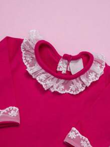 Baby Boys Bodysuits - 玫紅色 - 查看 4