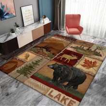 Alfombra De La Sala De Estar Alfombra Del Dormitorio Alfombra Del Pasillo Con Diseño Europeo De Terciopelo Cristalino Alfombra De La Mesa De Café Del Sofá Alfombra Al Aire Libre Estera De Arrastre Para Bebé - Multicolor - Ver 1