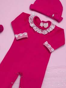 Baby Boys Bodysuits - 玫紅色 - 查看 3