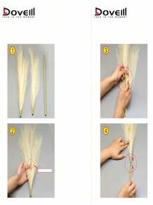 Dovelll 1pc Decorative Crafts Polyester Artificial Plant Best Gifts Birthday