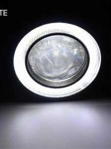 2faros Led Ojo De Ángel Niebla 3/3.5 Pulgadas Auto Universal - Blanco - Ver 2