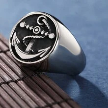 Nhẫn Đơn Nam - Bạc - Xem 1