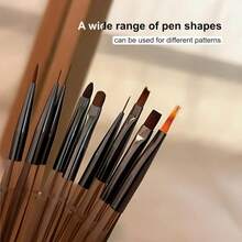 Arousar 美甲刷、美甲工具、美甲點點工具、凝膠拋光用美甲設計刷、指甲油刷和清潔刷、diy 美甲用 3d 美甲裝飾刷