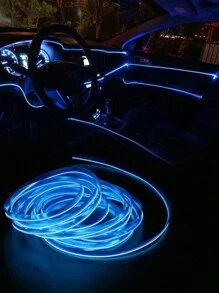 1pc Car Interior Ambient Light - Blue - View 2
