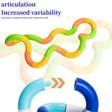 1pc Blue Versatile Bendy Twist Ties - Blue - View 4