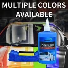 Automobile Scratch Repair Wax Kit, Including Polishing Paste, Paint Care, Compound Polish, Cleaning Agent, Car Polishing Care Set Recovery Tools - White - View 10