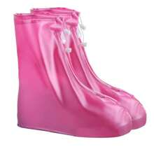 1 Paar Regenschuh Abdeckungen, Reißverschluss, rutschfeste Regenschuh Abdeckungen, verdickte wasserdichte und strapazierfähige Silikon Regenstiefel, halte dich trocken und stilvoll: wiederverwendbare Regenstiefel Abdeckungen für Männer und Frauen - Rutschfest, wasserdicht und geschützt! Camping-Zubehör