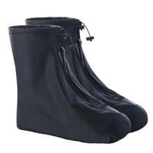1 Paar Regenschuh Abdeckungen, Reißverschluss, rutschfeste Regenschuh Abdeckungen, verdickte wasserdichte und strapazierfähige Silikon Regenstiefel, halte dich trocken und stilvoll: wiederverwendbare Regenstiefel Abdeckungen für Männer und Frauen - Rutschfest, wasserdicht und geschützt! Camping-Zubehör